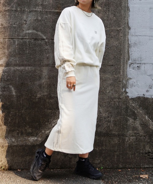 CONVERSE(コンバース)の「【CONVERSE】裏毛スウェット プルオーバー(Tシャツ/カットソー・レディース・ブラウン/オフホワイト・FREE)」の13枚目の写真