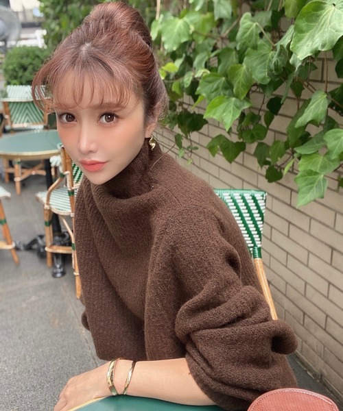 エイミーイストワール☆新品☆ニット エイミーイストワール モヘアタートルニット
