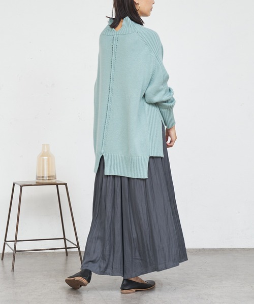 BONbazaar（ボンバザール）の「【通年使えるロングセラーアイテム】ギャザーガウチョパンツ（その他パンツ・レディース・ブルー/チャコールグレー/パープル・FREE）」の16枚目の写真