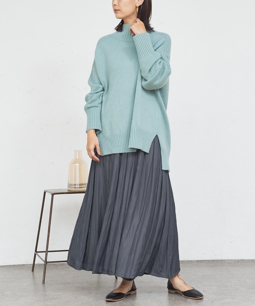 BONbazaar（ボンバザール）の「【通年使えるロングセラーアイテム】ギャザーガウチョパンツ（その他パンツ・レディース・ブルー/チャコールグレー/パープル・FREE）」の15枚目の写真