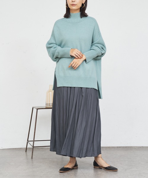 BONbazaar（ボンバザール）の「【通年使えるロングセラーアイテム】ギャザーガウチョパンツ（その他パンツ・レディース・ブルー/チャコールグレー/パープル・FREE）」の14枚目の写真