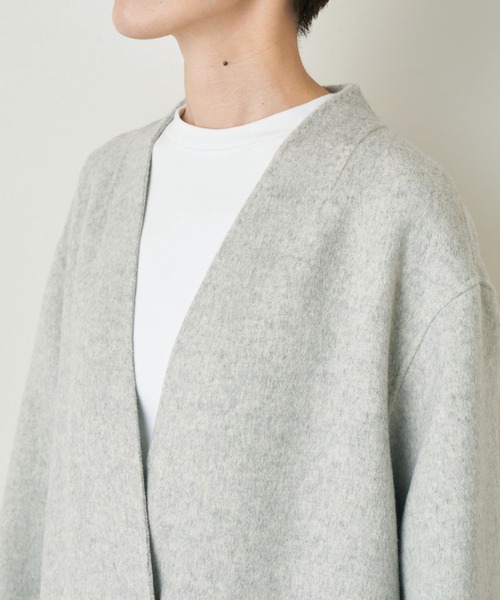 Whim Gazette（ウィムガゼット）の「ビーバーリバーコート（ノーカラー