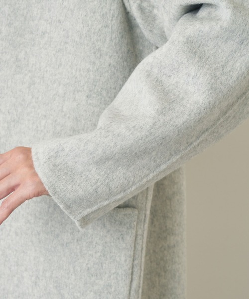 Whim Gazette（ウィムガゼット）の「ビーバーリバーコート（ノーカラー