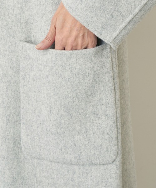 Whim Gazette（ウィムガゼット）の「ビーバーリバーコート（ノーカラー