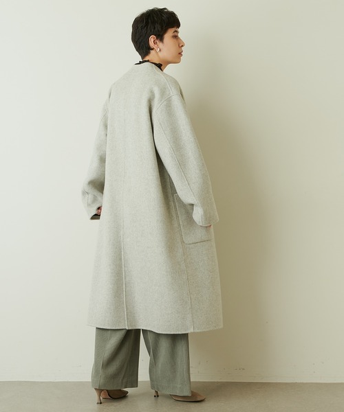 Whim Gazette（ウィムガゼット）の「ビーバーリバーコート（ノーカラー