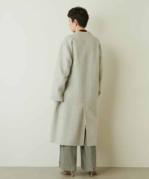 Whim Gazette（ウィムガゼット）の「ビーバーリバーコート（ノーカラー