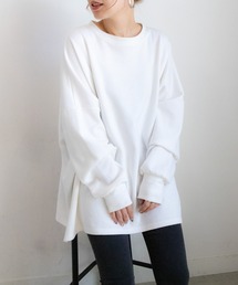 PICHI（ピイチ）の「オーバーサイズドルマンスリットロンTee（Tシャツ/カットソー）」