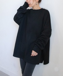 オーバーサイズドルマンスリットロンTee