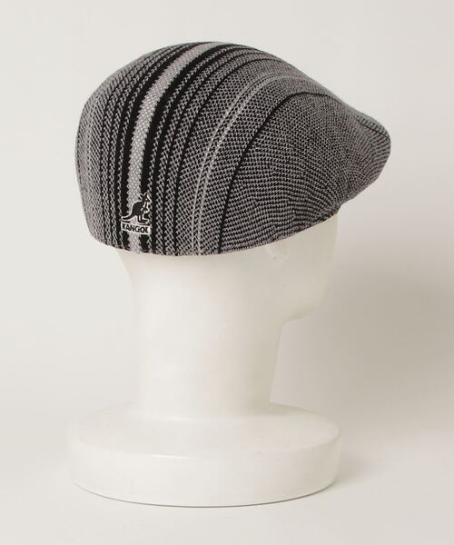 KANGOL(カンゴール)の「WEGO/Birds Eye Stripe 507(キャスケット・メンズ・グレー系その他4/ブラウン系その他4・FREE)」の3枚目の写真