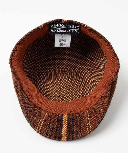 KANGOL(カンゴール)の「WEGO/Birds Eye Stripe 507(キャスケット・メンズ・グレー系その他4/ブラウン系その他4・FREE)」の9枚目の写真