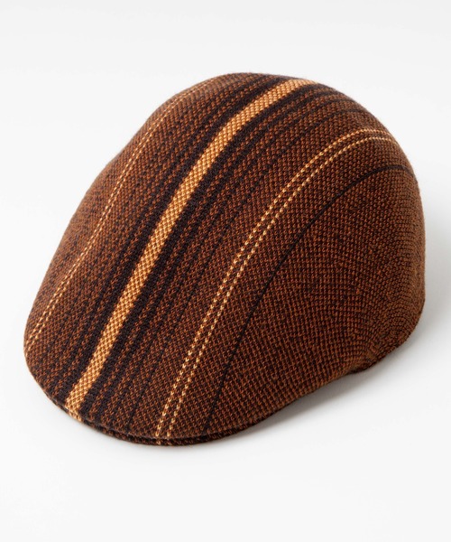 KANGOL(カンゴール)の「WEGO/Birds Eye Stripe 507(キャスケット・メンズ・グレー系その他4/ブラウン系その他4・FREE)」の7枚目の写真