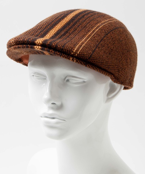 KANGOL(カンゴール)の「WEGO/Birds Eye Stripe 507(キャスケット・メンズ・グレー系その他4/ブラウン系その他4・FREE)」の11枚目の写真