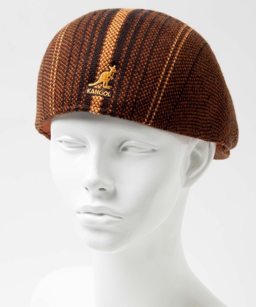 KANGOL(カンゴール)の「WEGO/Birds Eye Stripe 507(キャスケット・メンズ・グレー系その他4/ブラウン系その他4・FREE)」の12枚目の写真