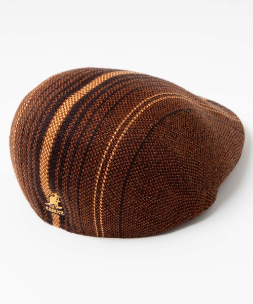 KANGOL(カンゴール)の「WEGO/Birds Eye Stripe 507(キャスケット・メンズ・グレー系その他4/ブラウン系その他4・FREE)」の6枚目の写真