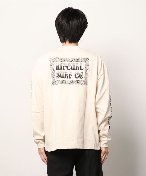 rip curl(リップカール)の「【RIPCURL / リップカール】HEAVY LS TEE バックプリントロングTシャツ / ユニセックス(Tシャツ/カットソー・メンズ・ベージュ/オフホワイト・MEDIUM/LARGE/X-LARGE)」の6枚目の写真