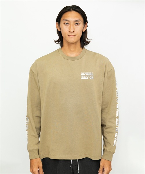 rip curl(リップカール)の「【RIPCURL / リップカール】HEAVY LS TEE バックプリントロングTシャツ / ユニセックス(Tシャツ/カットソー・メンズ・ベージュ/オフホワイト・MEDIUM/LARGE/X-LARGE)」の10枚目の写真