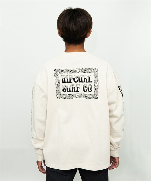 rip curl(リップカール)の「【RIPCURL / リップカール】HEAVY LS TEE バックプリントロングTシャツ / ユニセックス(Tシャツ/カットソー・メンズ・ベージュ/オフホワイト・MEDIUM/LARGE/X-LARGE)」の3枚目の写真