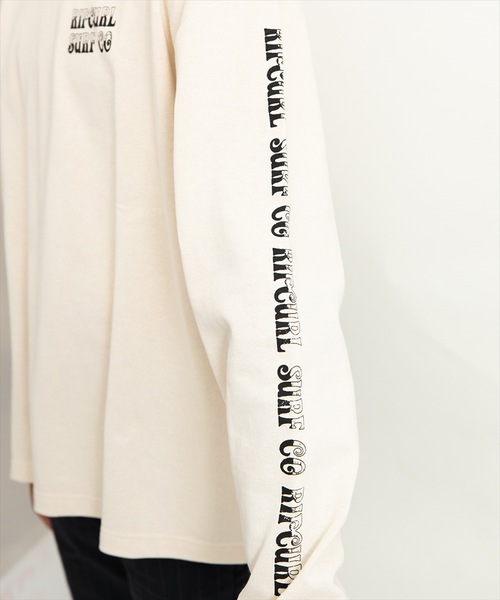 rip curl(リップカール)の「【RIPCURL / リップカール】HEAVY LS TEE バックプリントロングTシャツ / ユニセックス(Tシャツ/カットソー・メンズ・ベージュ/オフホワイト・MEDIUM/LARGE/X-LARGE)」の5枚目の写真