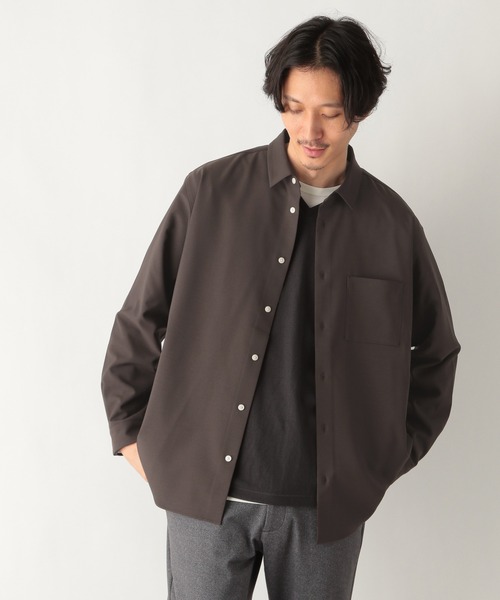 GLOBAL WORK（グローバルワーク）の「KEEP EASYシャツ/228915（シャツ/ブラウス・メンズ・ネイビー/ブラウン系その他/ホワイト系その他2・SMALL/MEDIUM/LARGE）」の3枚目の写真