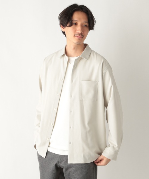 GLOBAL WORK（グローバルワーク）の「KEEP EASYシャツ/228915（シャツ/ブラウス・メンズ・ネイビー/ブラウン系その他/ホワイト系その他2・SMALL/MEDIUM/LARGE）」の2枚目の写真