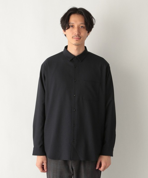 GLOBAL WORK（グローバルワーク）の「KEEP EASYシャツ/228915（シャツ/ブラウス・メンズ・ネイビー/ブラウン系その他/ホワイト系その他2・SMALL/MEDIUM/LARGE）」の4枚目の写真