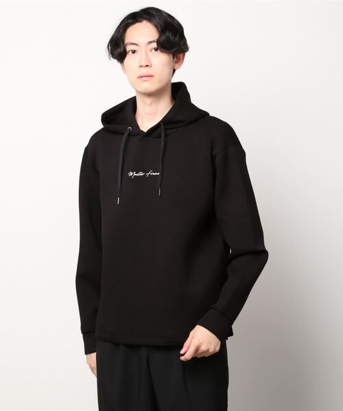 MEN'S MELROSE(メンズメルローズ)の「MASTER FRAME ダンボールニットパーカー(パーカー・メンズ・ブルー/ピンクベージュ/ベージュ/ブラック・3/4)」の2枚目の写真