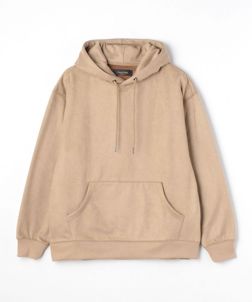 Grand PARK（グランドパーク）の「裏ジャギースエードプルパーカー（パーカー・メンズ・ベージュ/グレー/アイボリー・MEDIUM/LARGE）」の7枚目の写真