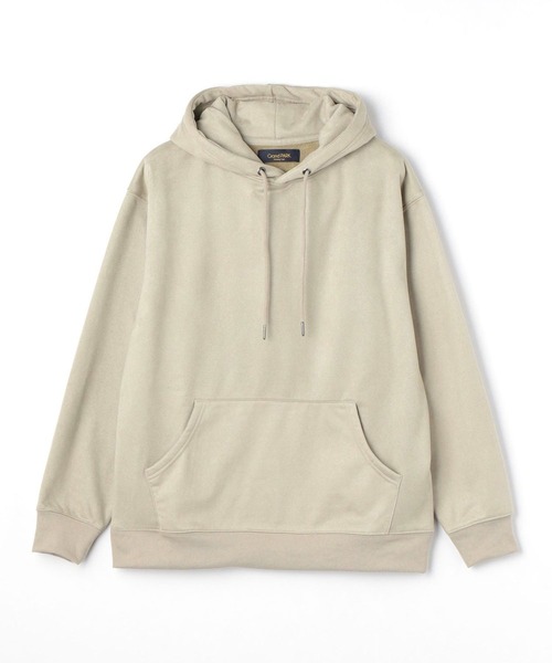 Grand PARK（グランドパーク）の「裏ジャギースエードプルパーカー（パーカー・メンズ・ベージュ/グレー/アイボリー・MEDIUM/LARGE）」の8枚目の写真