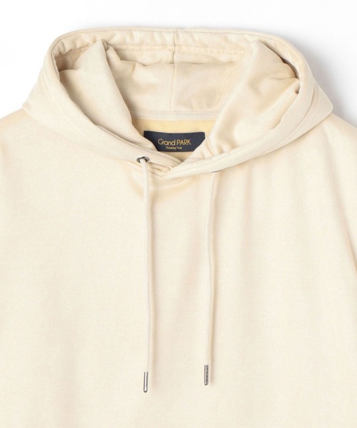 Grand PARK（グランドパーク）の「裏ジャギースエードプルパーカー（パーカー・メンズ・ベージュ/グレー/アイボリー・MEDIUM/LARGE）」の10枚目の写真
