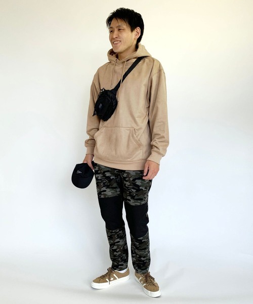 Grand PARK（グランドパーク）の「裏ジャギースエードプルパーカー（パーカー・メンズ・ベージュ/グレー/アイボリー・MEDIUM/LARGE）」の17枚目の写真