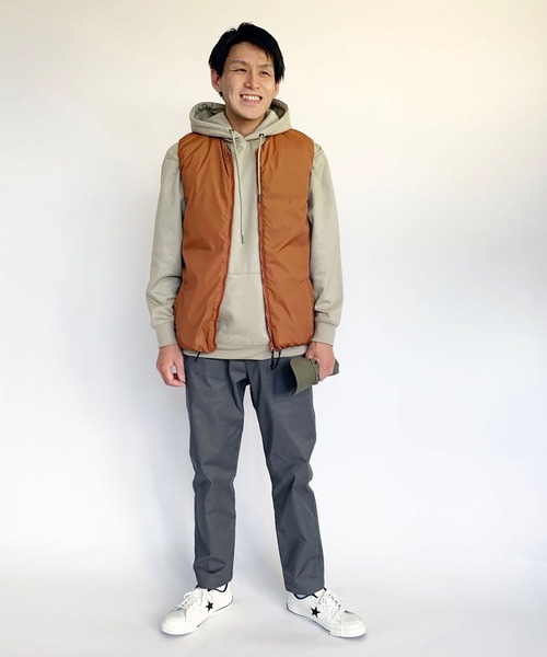 Grand PARK（グランドパーク）の「裏ジャギースエードプルパーカー（パーカー・メンズ・ベージュ/グレー/アイボリー・MEDIUM/LARGE）」の18枚目の写真