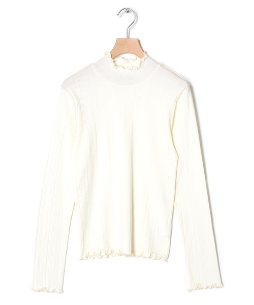 w closet（ダブルクローゼット）の「ランダムテレコハイネックプルオーバー（Tシャツ/カットソー・レディース・ブラック/オフホワイト/ライム・FREE）」の15枚目の写真