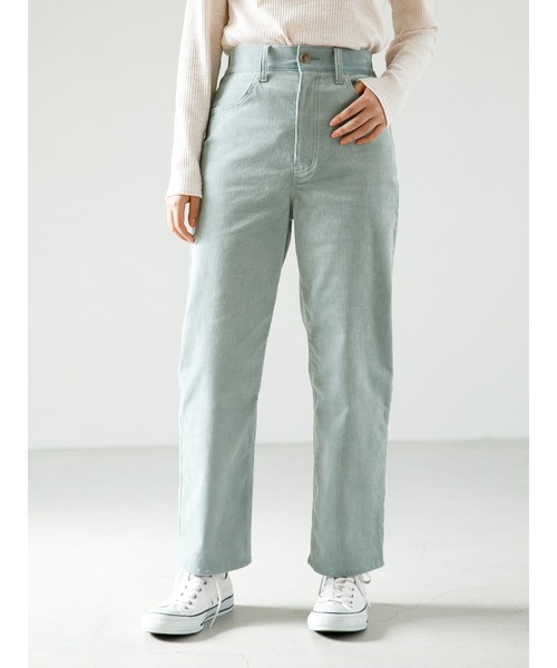 SLURR（スラ―）の「コーデュロイパンツ（その他パンツ・レディース・モカ/ライトグリーン/アイボリー・FREE）」の4枚目の写真