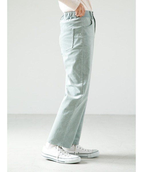 SLURR（スラ―）の「コーデュロイパンツ（その他パンツ・レディース・モカ/ライトグリーン/アイボリー・FREE）」の5枚目の写真