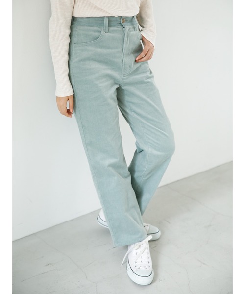 SLURR（スラ―）の「コーデュロイパンツ（その他パンツ・レディース・モカ/ライトグリーン/アイボリー・FREE）」の7枚目の写真