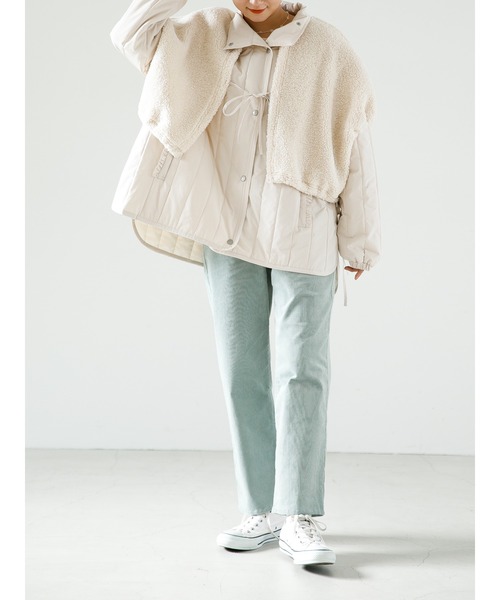 SLURR（スラ―）の「コーデュロイパンツ（その他パンツ・レディース・モカ/ライトグリーン/アイボリー・FREE）」の8枚目の写真