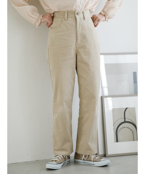 SLURR（スラ―）の「コーデュロイパンツ（その他パンツ・レディース・モカ/ライトグリーン/アイボリー・FREE）」の14枚目の写真