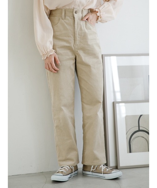 SLURR（スラ―）の「コーデュロイパンツ（その他パンツ・レディース・モカ/ライトグリーン/アイボリー・FREE）」の15枚目の写真