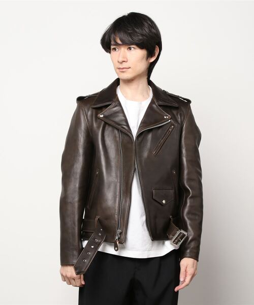 schott ショット 217US ダークブラウン40
