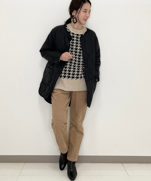 SHOO・LA・RUE（シューラルー）の「◆【S-3L】コーデュロイ イージーテーパードパンツ（その他パンツ・レディース・ベージュ/ライトグリーン/アイボリー/サンドベージュ・02/05/01/03/04）」の19枚目の写真