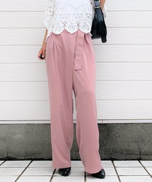 Q | アシメラップベルトパンツ(その他パンツ)