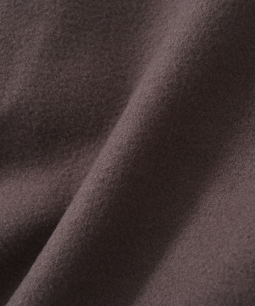 NIDO（ニド）の「ニットメルトンジャケット（その他アウター・メンズ・ブラック/ブラウン/グレイッシュベージュ・MEDIUM/LARGE）」の10枚目の写真