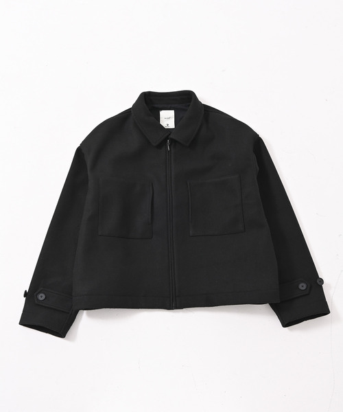 NIDO（ニド）の「ニットメルトンジャケット（その他アウター・メンズ・ブラック/ブラウン/グレイッシュベージュ・MEDIUM/LARGE）」の11枚目の写真