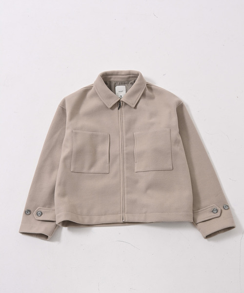 NIDO（ニド）の「ニットメルトンジャケット（その他アウター・メンズ・ブラック/ブラウン/グレイッシュベージュ・MEDIUM/LARGE）」の13枚目の写真