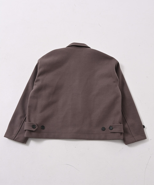 NIDO（ニド）の「ニットメルトンジャケット（その他アウター・メンズ・ブラック/ブラウン/グレイッシュベージュ・MEDIUM/LARGE）」の20枚目の写真