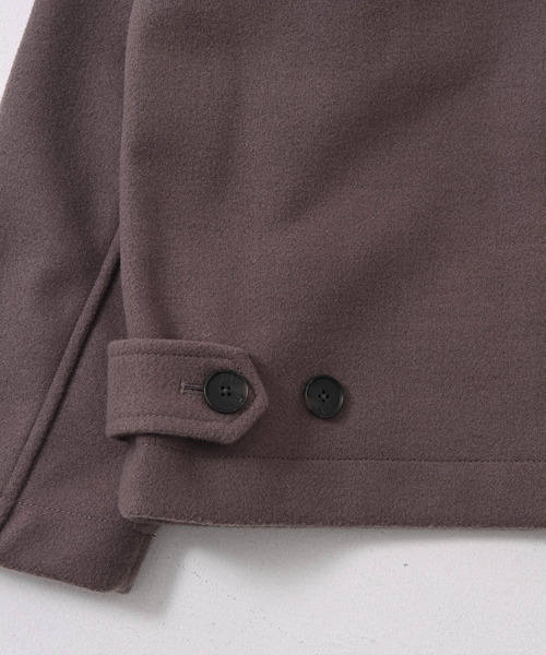 NIDO（ニド）の「ニットメルトンジャケット（その他アウター・メンズ・ブラック/ブラウン/グレイッシュベージュ・MEDIUM/LARGE）」の21枚目の写真