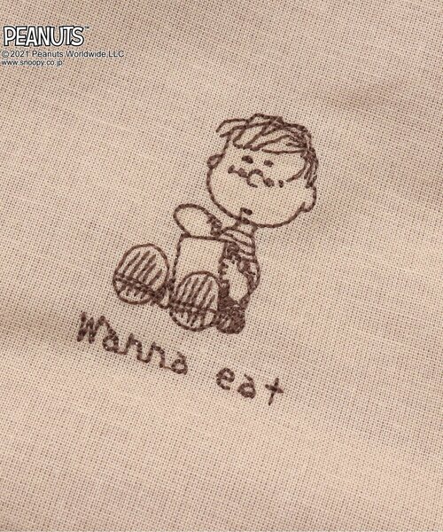 PEANUTS(ピーナッツ)の「PEANUTS 巾着(ハンドバッグ・キッズ・ベージュ/キナリ・FREE)」の3枚目の写真