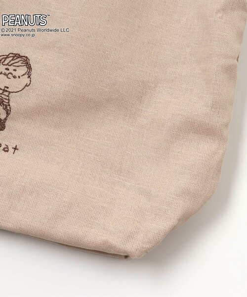 PEANUTS(ピーナッツ)の「PEANUTS 巾着(ハンドバッグ・キッズ・ベージュ/キナリ・FREE)」の5枚目の写真