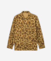 Camp Print Camo Military Jacket