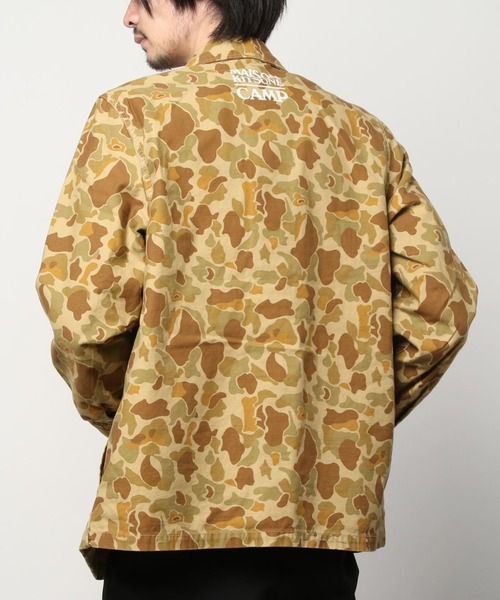 Maison Kitsune(メゾンキツネ)の「Camp Print Camo Military Jacket(ミリタリージャケット・メンズ・カーキ系/ベージュ系その他・XL/L/S/M/XS)」の11枚目の写真
